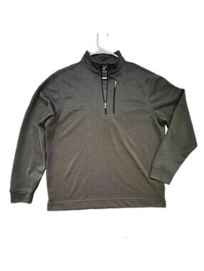 Bolle Preowned Pullover Gray Heathered Quarter Zip‎ Chest Pocket Large
